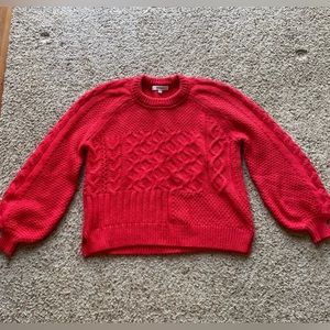 Madewell merino wool blend crop sweater size XS (fits larger too)